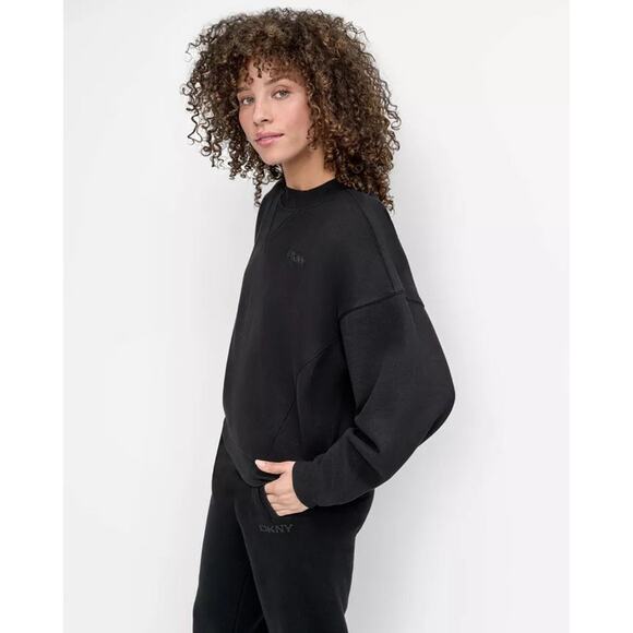 DKNY Sport Crewneck Fleece Logo Sweatshirt (Size XXL) NWT - Picture 5 of 13